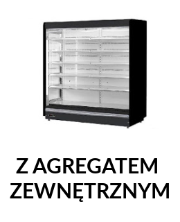 regały z agregatem zewnętrznym
