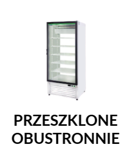 Szafy przeszklone obustronnie