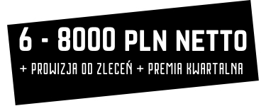 6 - 8 000 netto miesięcznie
