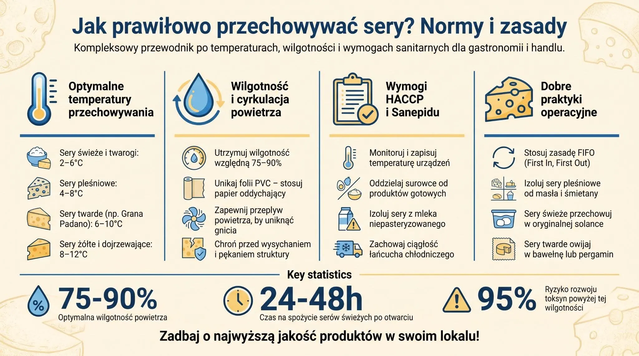 Jak prawidłowo przechowywać sery? Normy i zasady