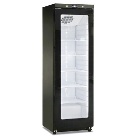 Szafa chłodnicza przeszklona GN 400 G TN czarna