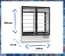 Szafa chłodnicza SCh-2SR 1200 RAPA przeszklona dwustronnie