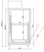 Chłodnia do przechowywania ciał  CHŁ CM- podwójna MAWI