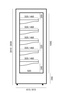 Regał chłodniczy VERMELLO RCh-5/1 2500/615 Remote