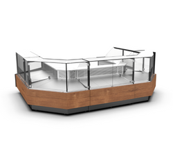 "U"-kształtny, 7-metrowy ciąg chłodniczy 3 x Carmen + 2 x Carmen NZ, agregat wewnętrzny, montaż