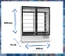 Szafa chłodnicza SCh-2SR 1600 RAPA przeszklona dwustronnie