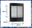Szafa chłodnicza jednostronnie przeszklona SCh-SR/WH 1400 RAPA